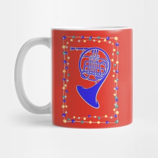 Christmas French Horn Mug